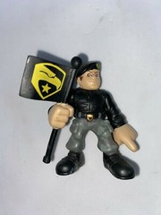 Hasbro Gi Joe Combat Heroes Flint Figure 2.25 in Tall$
