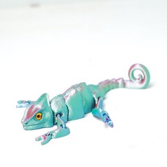 8.3inch 3D Printed Lizard Model,Articulated Animals Figure,Fidget Toy Home Decor