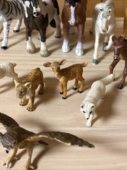 Lot of 12 Mixed Realistic Animal Figure Toys – Schleich, Mojo, Terra by Battat