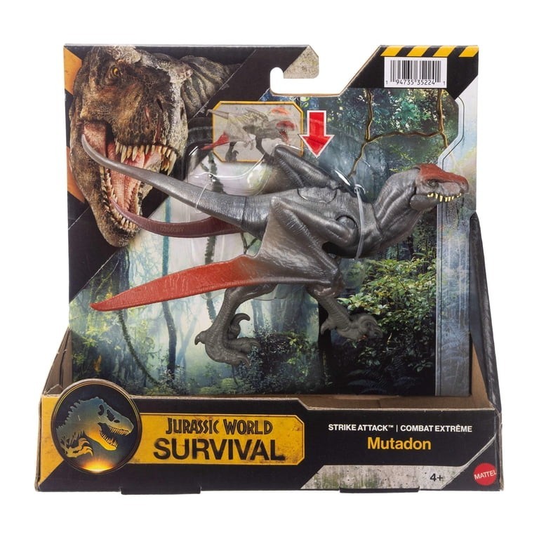 Jurassic World Survival Strike Attack Mutadon Action Figure JKL72, 2026 🆕