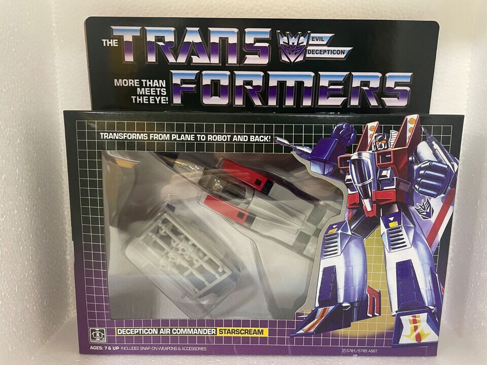 Transformers G1 Starscream reissue brand new action figure Free Shipping