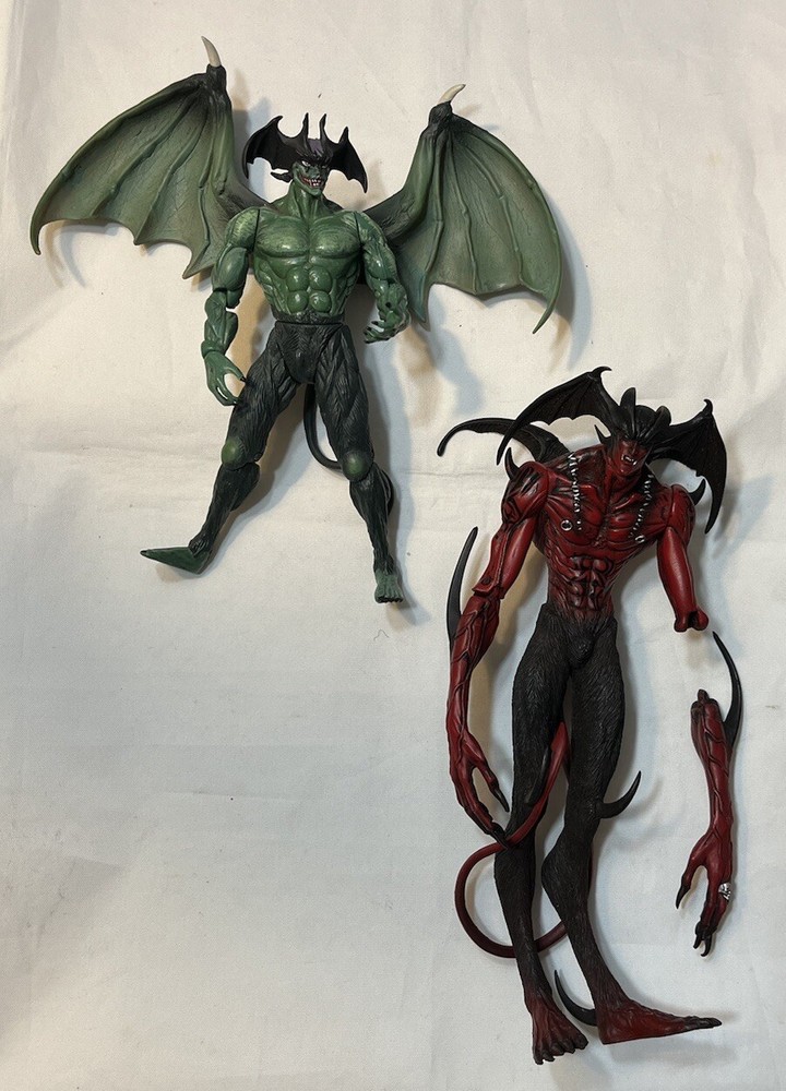 Vintage Fewture Devilman Tribal Amon Go Nagai 10” Figure Lot Anime Manga