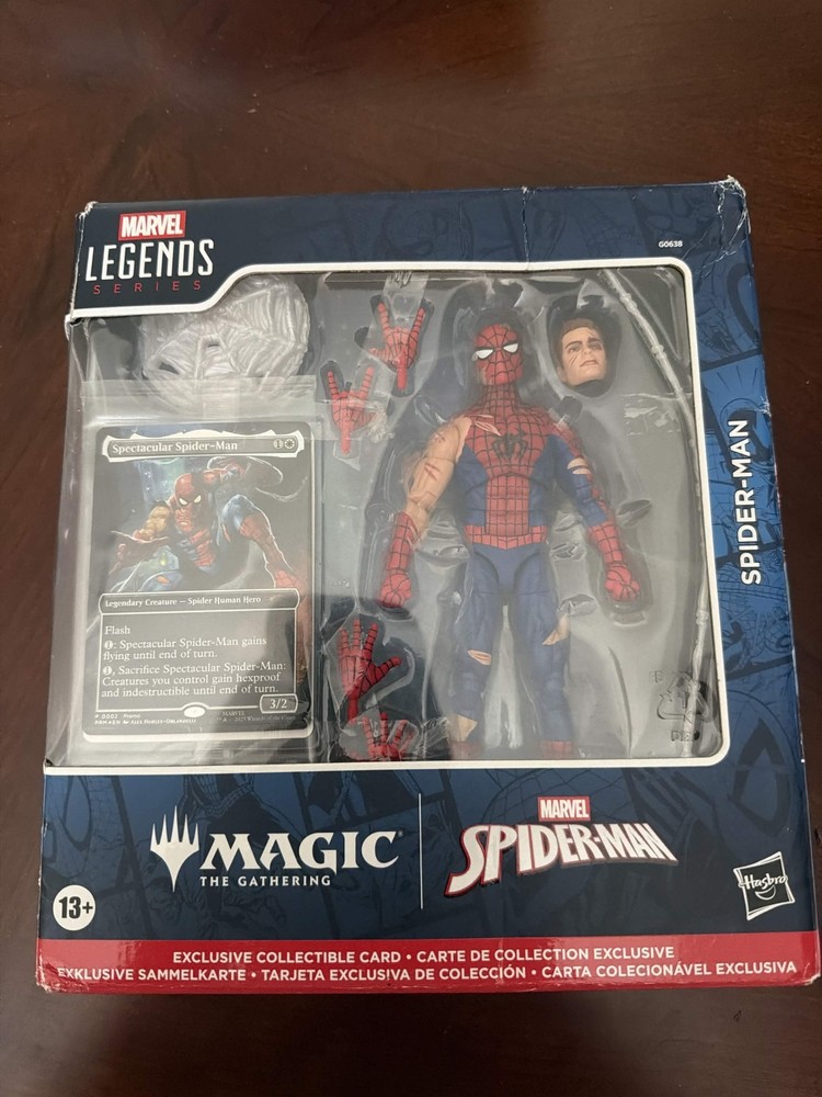 Marvel Legends Magic The Gathering Spider-Man 6″ Figure New Inner Box Damage