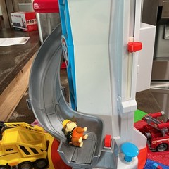 Paw Patrol My Size 33″ Lookout Tower Tested 4 Figures 6 Vehicles Works Clean