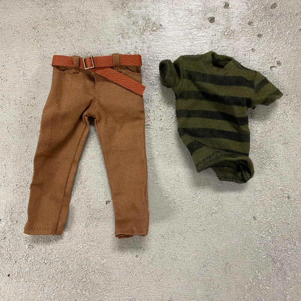 PB-SND-SET: Green Shirt & Brown pants for Marvel Legend Spider-Man Movie Sandman
