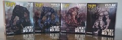LooseCollector The Crypt Great Wolves Complete Set of 4 Figures Used