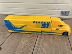 Disney Pixar Cars Cruz Ramirez #51 Dinoco Transporter Hauler Semi Truck Play Set