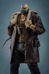 1/10 Windbreaker Coat heroes Bane Fur Long For 7inch Soldier Action Figure Body