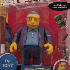 The Simpsons Fat Tony Action Figure Playmates 2002 World of Springfield New A2