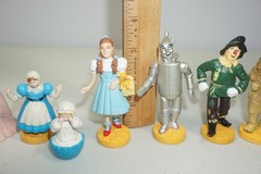 Wizard of Oz PVC Figure Lot of 8 Vtg Lowe’s Ren Presents 1987 1988 MGM Turner