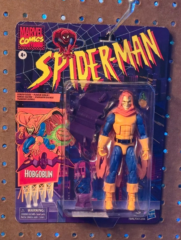 Hasbro Marvel Legends Spider-Man Retro Series Hobgoblin 6″ Figure NEW! see pics
