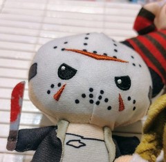 Horror Plush Bag Clip The Nun Annabelle Freddy & Jason clips lot of 4 monogram