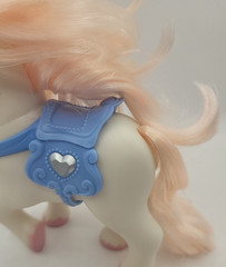 Disney Princess Palace Pets Cinderellas Blue and White Pony “Bibbidy” Pink Mane