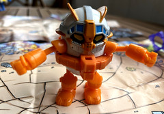 Bandai Cyclonians E.G.G. (4) Bots-Rot, Bolt, Tank, & Debris w/ mats, comics, box