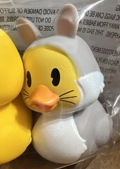 Duckalooz Looney Tunes 2 Pk TWEETY & BUGS BUNNY Rubber Duckie Duck Bath Toy