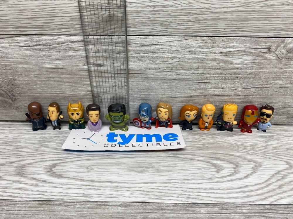 Marvel Chibis Mini 1.25″ Figure Lot Bulls I Toy Avengers Hulk Iron Man Captain