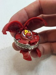 Bakugan Vandarus Red Pyrus Heavy Metal New Vestroia 620 G Rare!