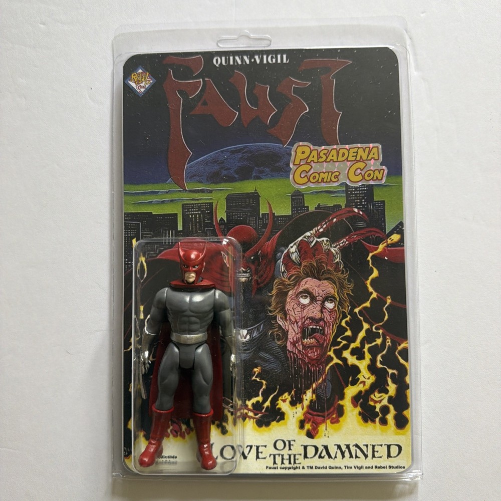 Faust Figure• Signed Tim Vigil • David Quinn • Pasadena Comic Con •vCollectible