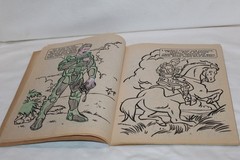 Vintage 1986 CENTURIONS “The Missing Scientists” COLORING BOOK Golden Book