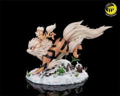 Moon Shadow Japanese Anime Arcanine Growlithe Resin Painted Model collection