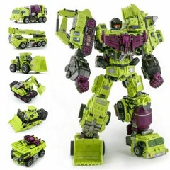 Transformation Jinbao Oversized Devastator Gravity Builder All sets With No Box