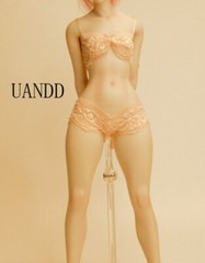 UDDOLL 1/6 Female Microemulsion Thick Leg Finger Bone Seamless Silicone Body Toy