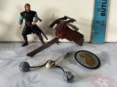 DragonHeart Movie Lot Of 3 Action Figures W/ Accessories Bowen, Hewe 1996 Hasbro