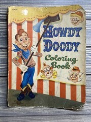 Howdy Doody Coloring Book 1951 Whitman Publishing Co Paperback Book