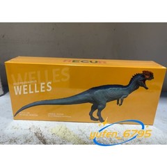 RECUR 1/48 Dilophosaurus Figure PVC Dinosaur Decor Animal Model Adult Gift Toys
