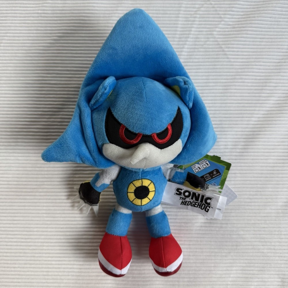 2026 Jakks Pacific Sonic The Hedgehog Classic Metal Sonic Plush Figure NWT