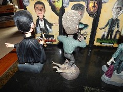 UNIVERSAL MONSTERS BOBBLEHEADS COMPLETE SET 7 NECA 2006 CREATURE PHANTOM MUMMY +