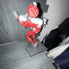 Bandai Ultraman Franchise Ultraman Action Figure Red Silver White Plastic Stand