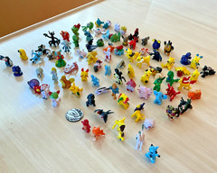 Lot of 85 Mini Pokémon RL & RLW 1″ PVC Figures Pikachu, Mewtwo, Eevee & More 06