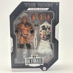 WWE Ultimate Edition The Rock Final Boss Action Figure Mattel New in Box