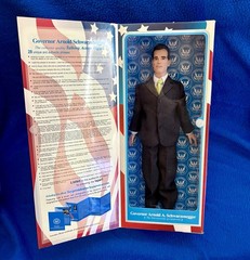 2005 Arnold Schwarzenegger Talking Action Figure Governor New in Box