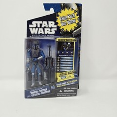 Star Wars The Clone Wars Mandalorian Warrior CW29 Action Figure Hasbro 2010 New