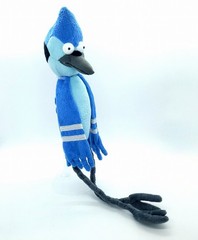 Regular Show Mordecai Pullstring Talking 16″ Plush Not Working Jazwares 2012