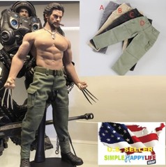 1/6 combat army pants for 12″ male strong figure Phicen Hot toys worldbox ❶USA❶