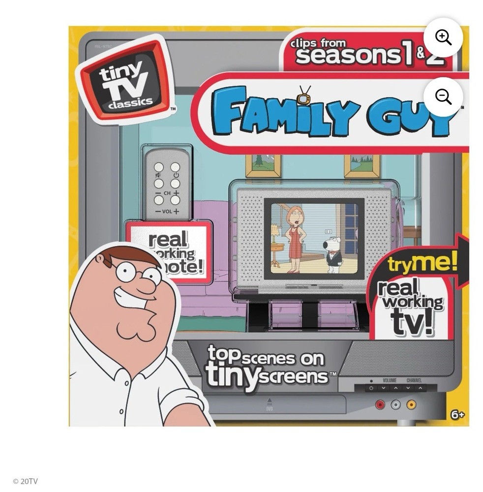 Tiny TV Classics: FAMILY GUY Edition, Collectible Color Show – Brand New