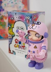Mega Space Molly 400% Jon Burgerman Pink PUPU