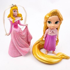 Disney princess Dolls Figures & Ornament Lot Of 6 Pvc Plastic Cake Toppers Elsa