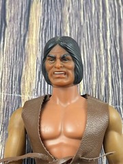 Vintage Big Jim’s Pack Warpath Mattel 1975 Action Figure With Bow Original Box