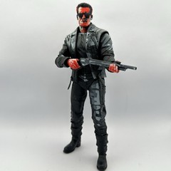 NECA T-800 Terminator 2 Classic 8-Bit Video Game Figure Arnold Schwarzenegger