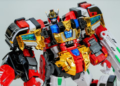Metal Cardbot S FLAMENOVA Transformer Robot Fire Car Korean Toy
