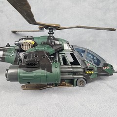 GI Joe Night Attack Chopper 2002 Hasbro Sound Attack Helicopter Vehicle