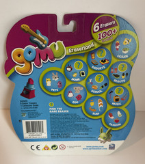 NEW Lot 2 Packs Gomu Eraserland Erasers Elephant Rabbit Brush Radio Calculator