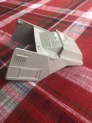1981 Vintage Star Wars AT-AT Cockpit Canopy Reproduction Lid Part With Stickers