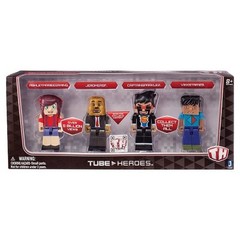 Tube Heroes Deluxe Gaming Pack 4 toys New in the box.
