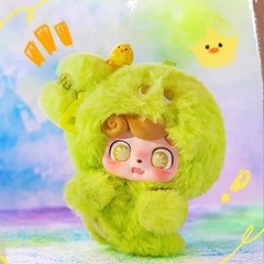 (Full Set 6pcs)JOTOYS Q.kid Emotional Hairy Monsters Series Blind box Plush Art