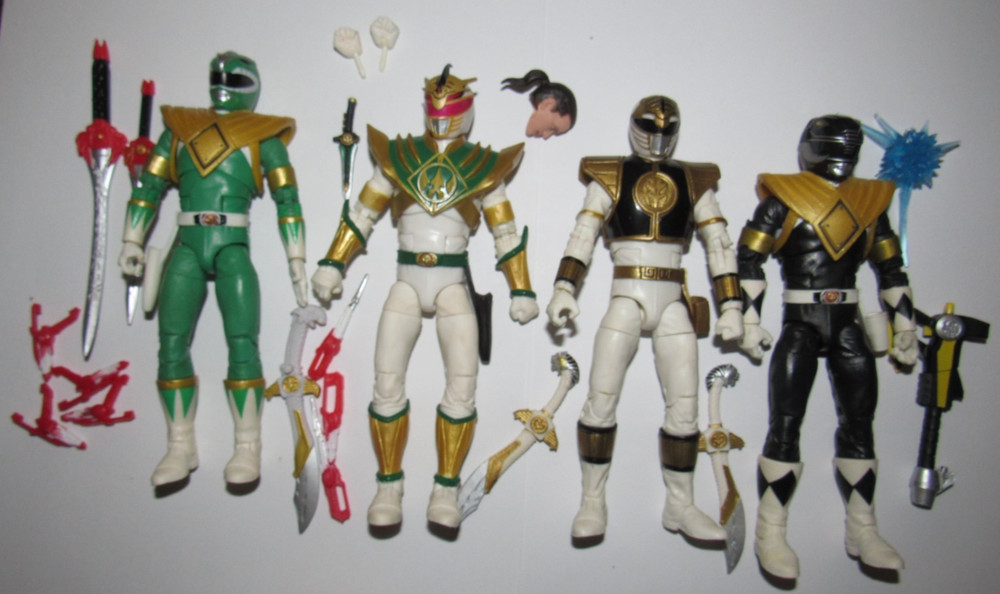 MMPR Power Rangers Lightning Collection figure lot Tommy Green Ranger White Lord